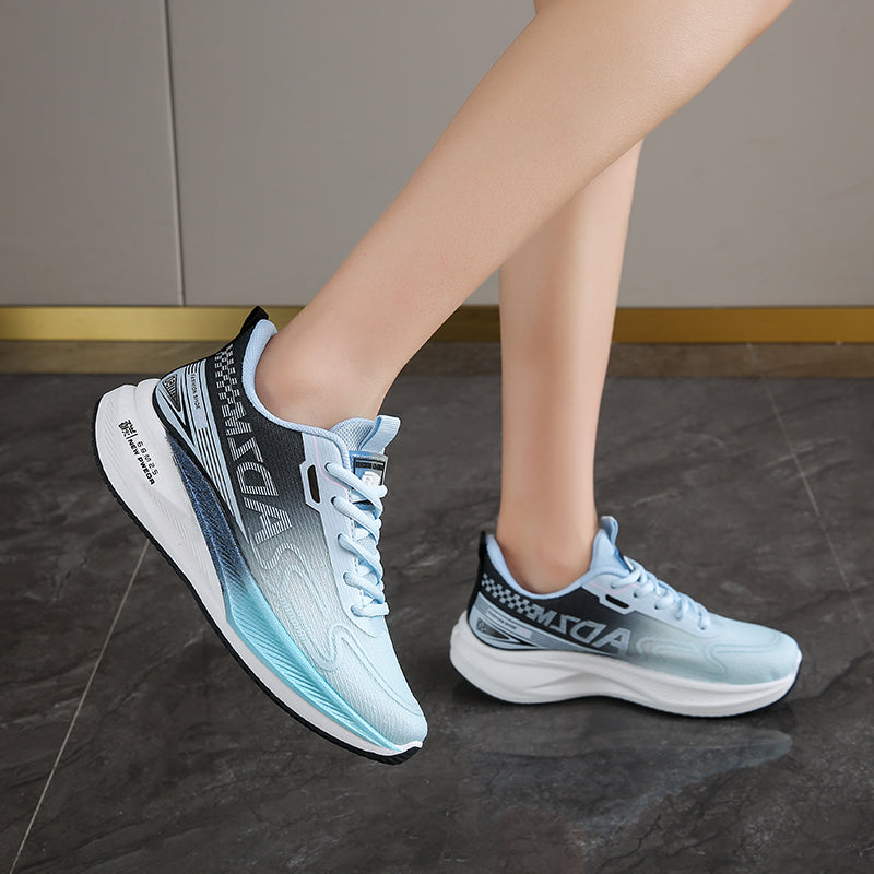 Women's Rabbit Carbon Plate Running Mesh Breathable Shock Absorption High School Women's Shoes