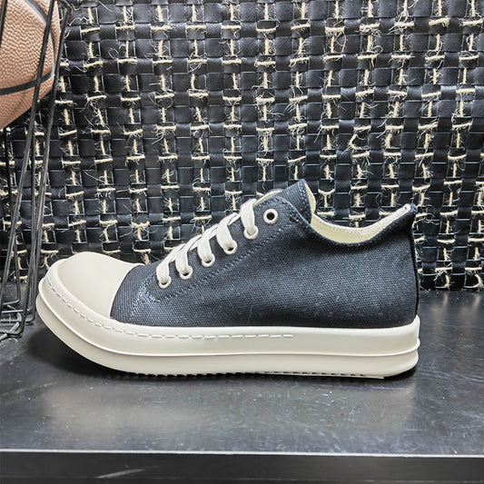 Women's & Men's Bottom Lovers Black White Board Trendy Canvas Shoes
