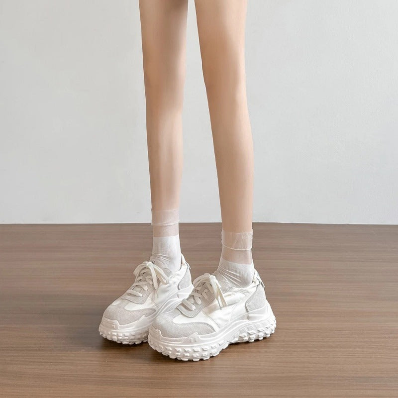 Women's Height Increasing Insole Ballet Style Training Spring Breathable Women's Casual Shoes