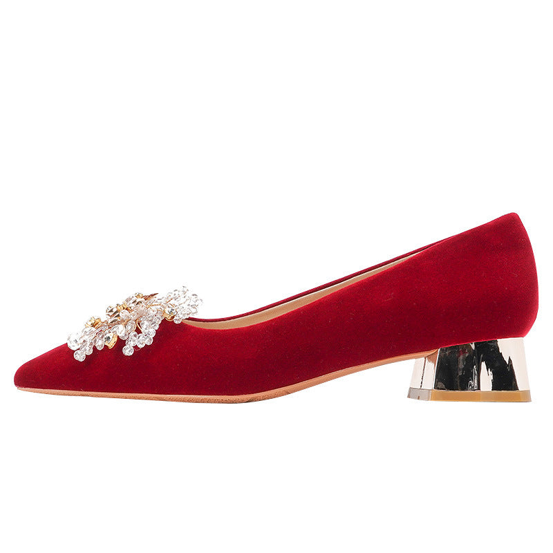 Women's Clothing Bridal Pregnant Can Wear Flat Engagement Pumps Not Women's Fashion Shoes