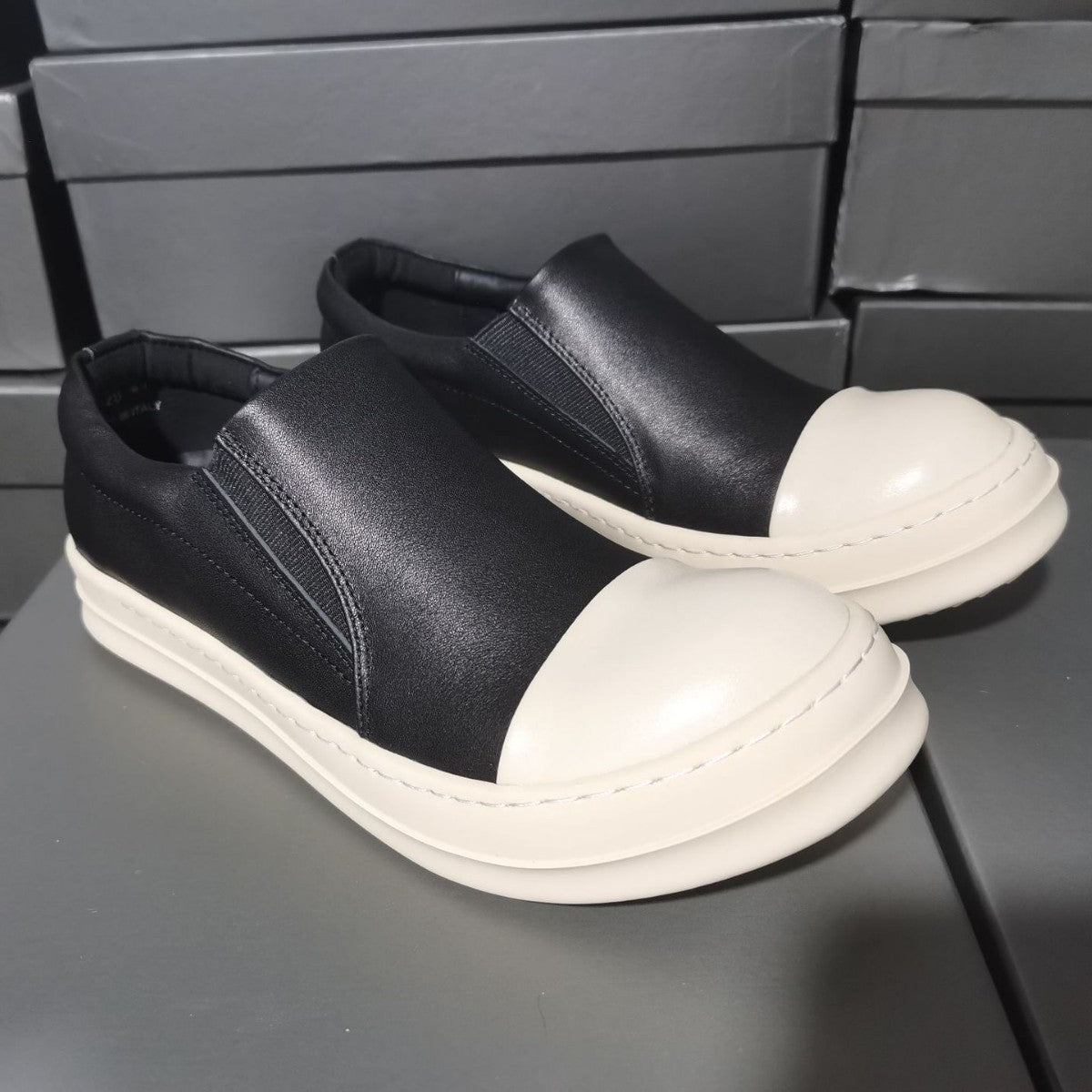 Women's & Men's Sports Leisure Slip-on Surface Thick Sole Sneakers