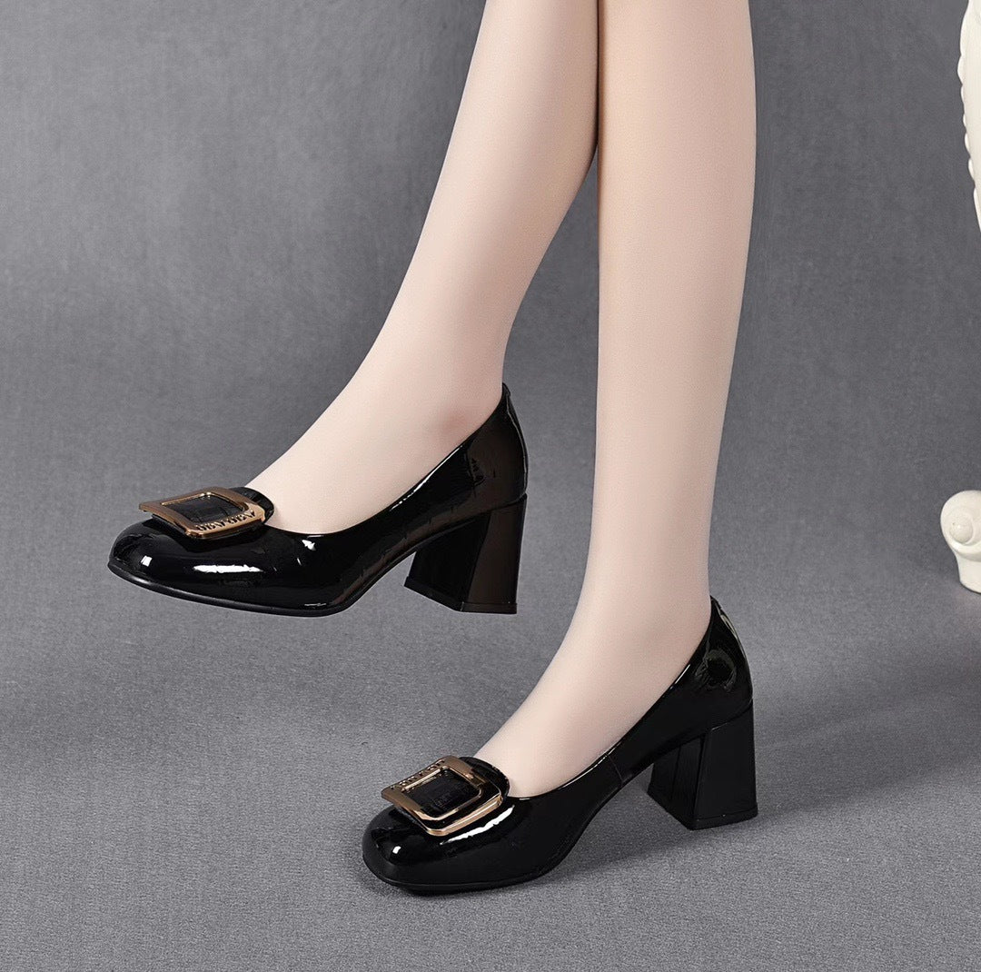 Women's Flat Pumps Low-cut Genuine Soft Slip-on Women's Shoes