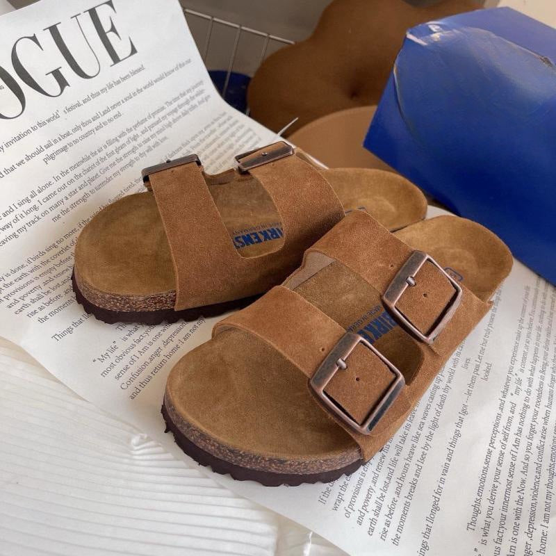 Women's Sole Toe Cap Semi Outer Wear Sandals