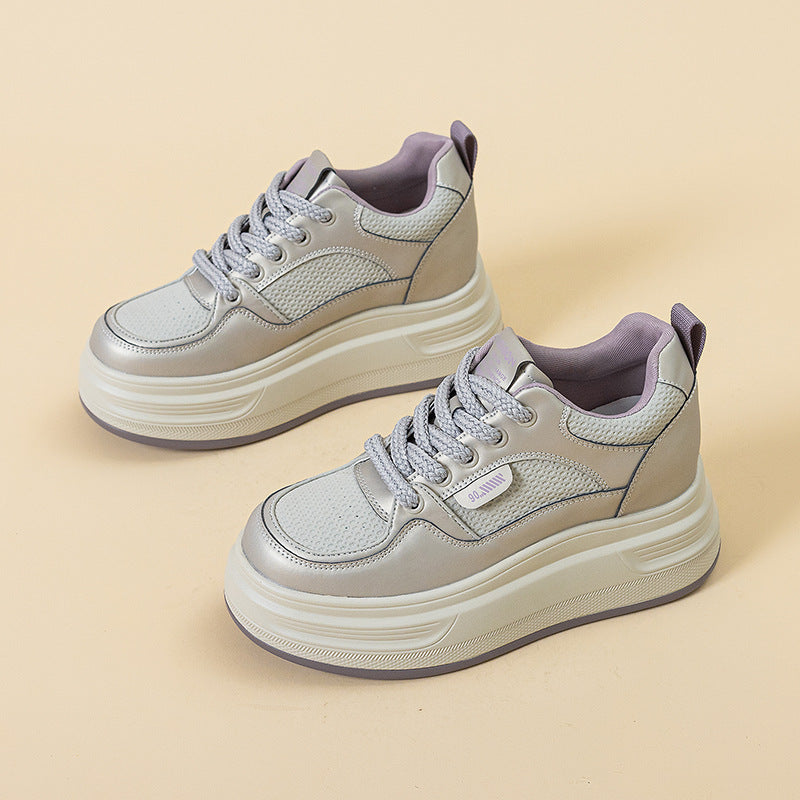 Women's Height Increasing Insole Short Korean Spring Women's Casual Shoes