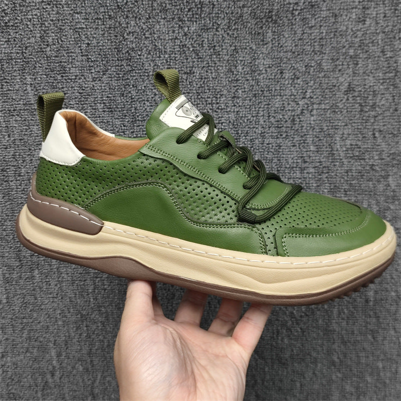 Men's Summer Hole Ventilation Lightweight Trendy Sports Sneakers