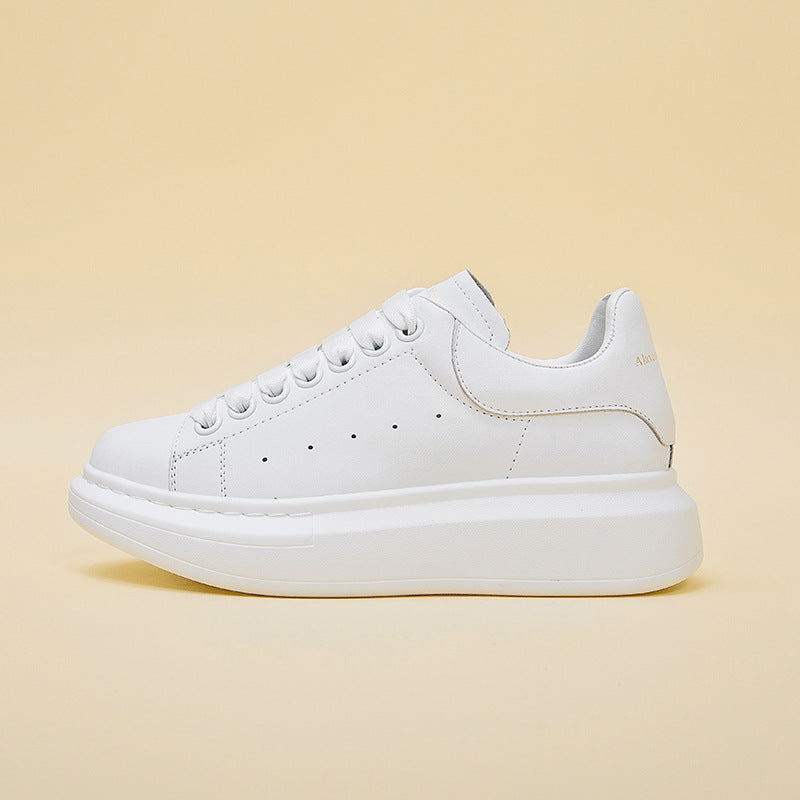 Platform White Small Fashion Trend Retro Casual Shoes