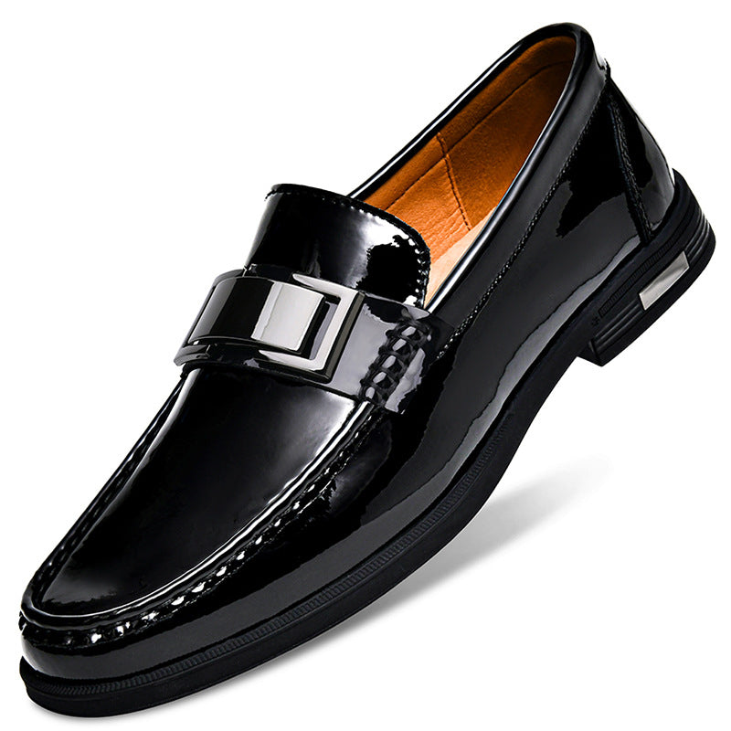 Men's Cowhide Small Size Breathable Soft Bottom Plus Loafers