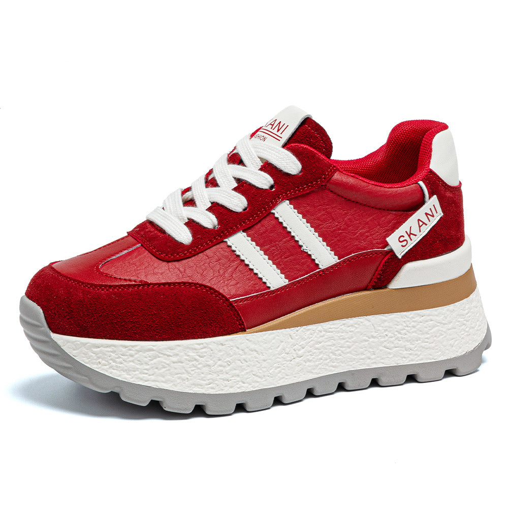 Women's Platform Height Increasing Leisure Cortez Stylish Sneakers