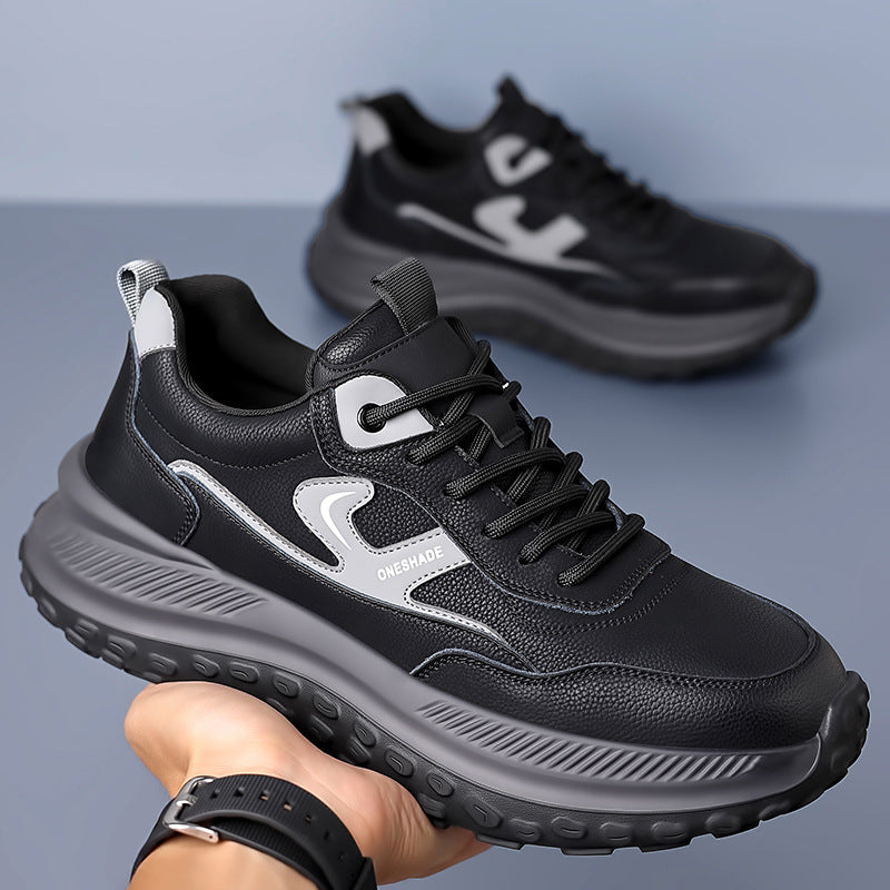 Men's Summer Dad Platform Height Increasing Breathable Sneakers
