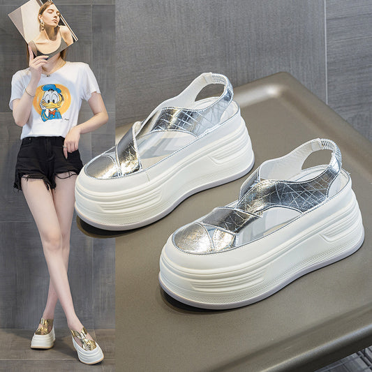 Women's Hollow Out Breathable Versatile Platform Height Sandals