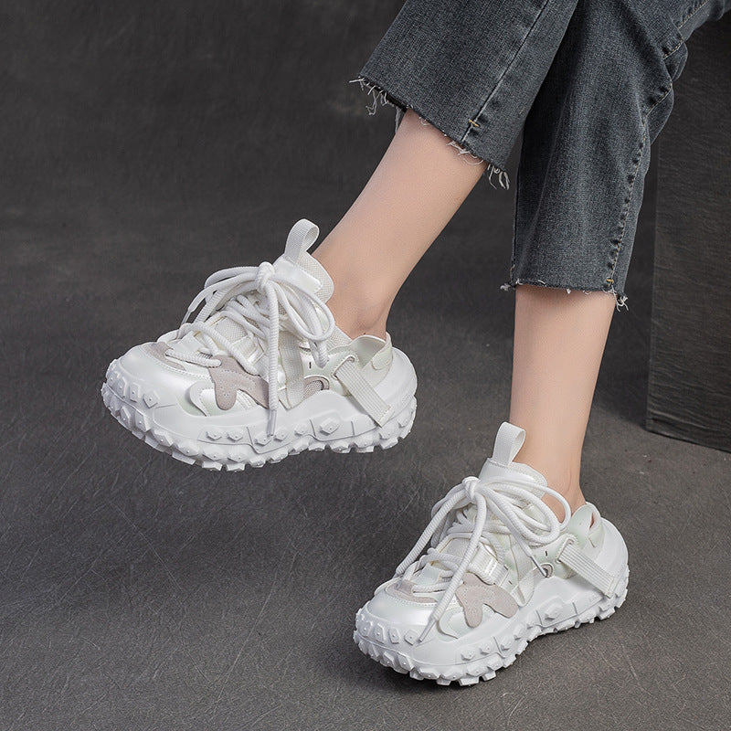 Women's Summer Thick Bottom Half Dad Outdoor Slippers