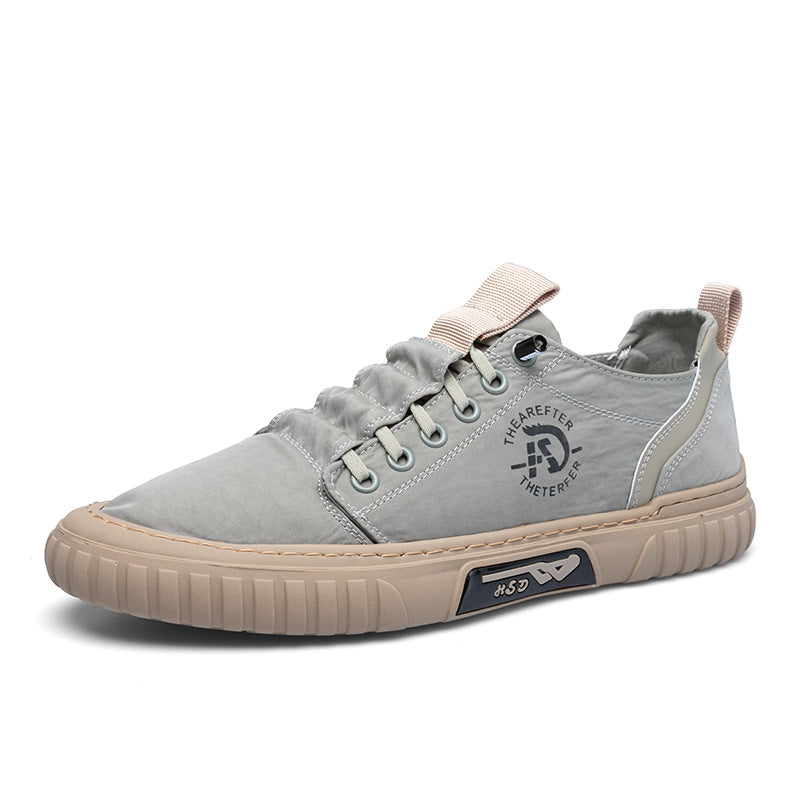 Men's Korean Fashion Small Ears Cloth Breathable Canvas Shoes