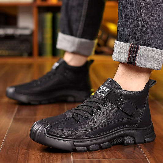 Men's Cotton Winter Fleece-lined Thickened Real Trend Men's Shoes