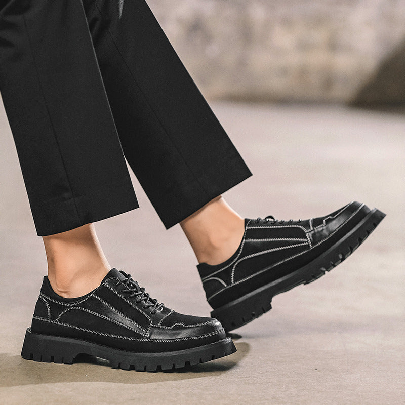 Men's Korean Trendy Handsome Lace Up Youth Casual Shoes