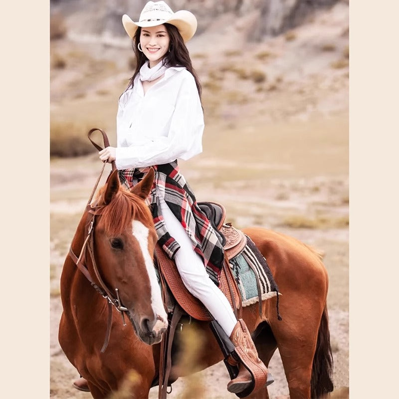 West Cowboy Vintage Knight Brown Martin Heels
