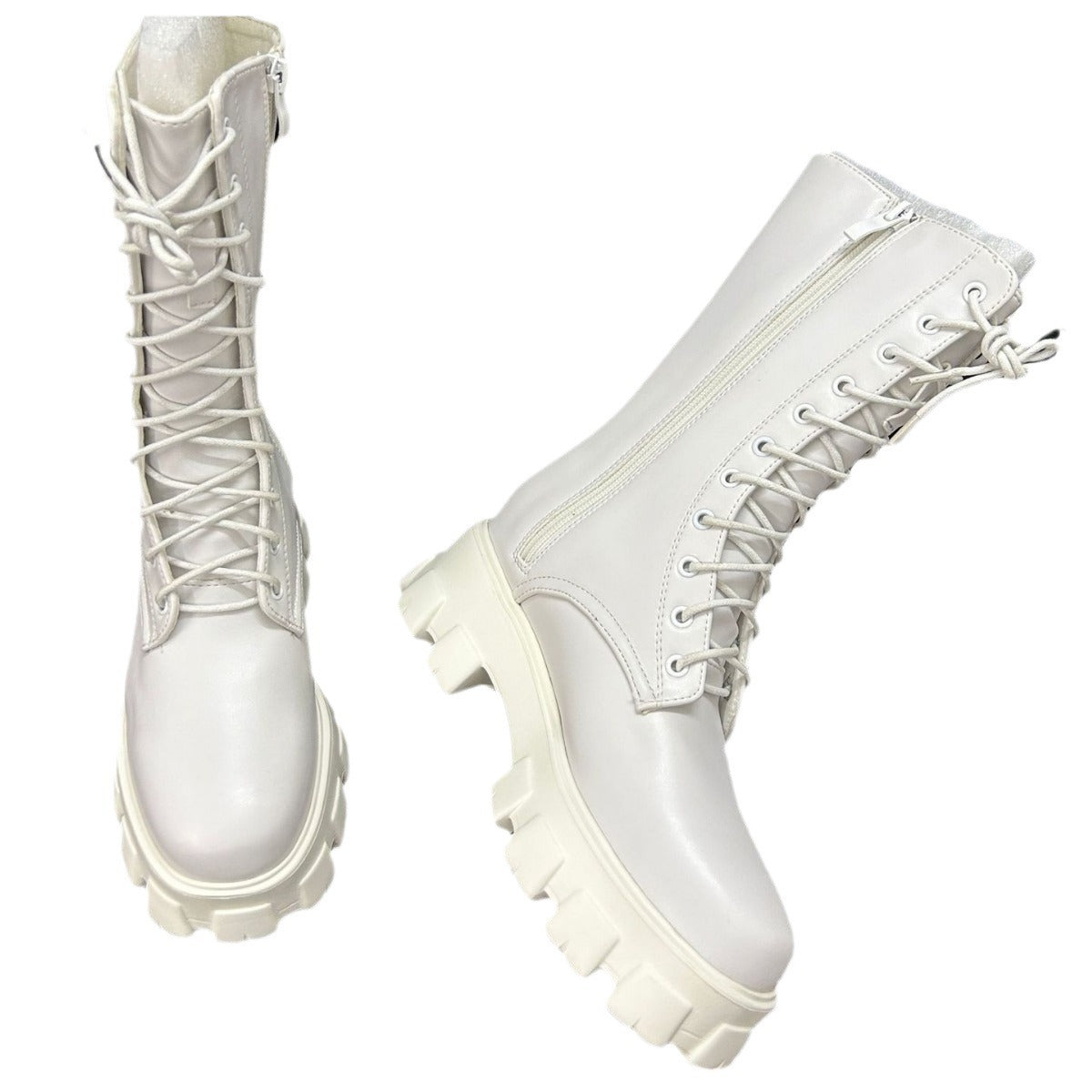 Women's Height Increasing Bottom Small Soft Platform Boots