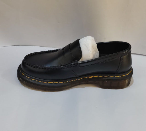 Women's Tassel Genuine British Style Fashion Round Toe Plus Men's Casual Leather Shoes