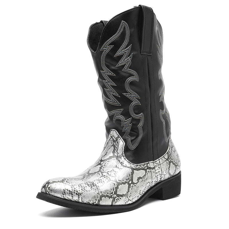 Men's Four National Fashion Flower Martin Plus Boots