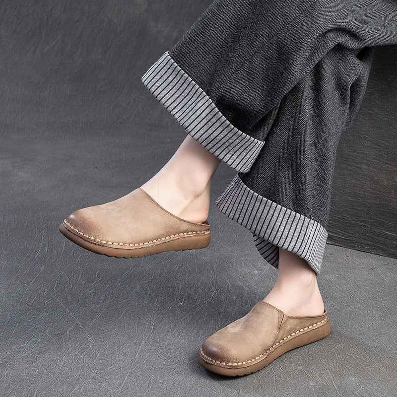 Women's Box For Outdoors Candy Color Lazy Sandals
