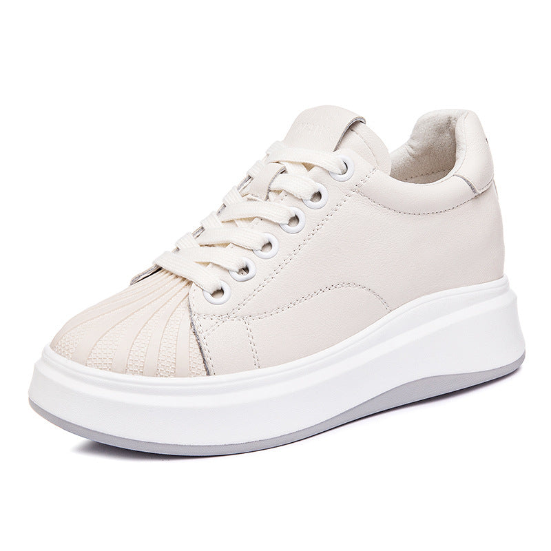 Female Height Increasing Insole Spring Thick-soled Sneakers