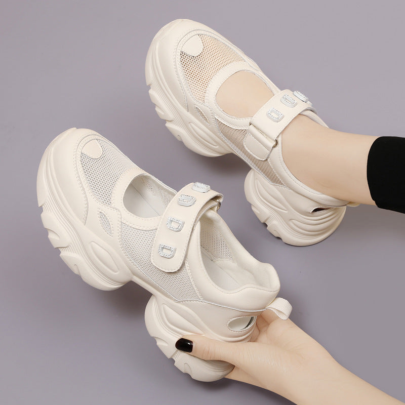 Women's Summer Wedge Platform Fashion Mesh Sports Sneakers