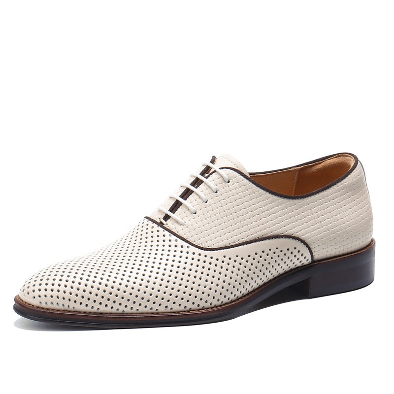 Men's Formal Wear Korean Style First Layer Leather Shoes