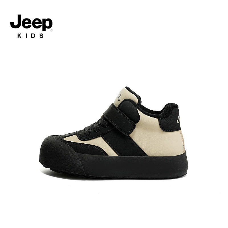 Children's Boys Winter Fleece-lined Two Cotton German Kid's Sneakers