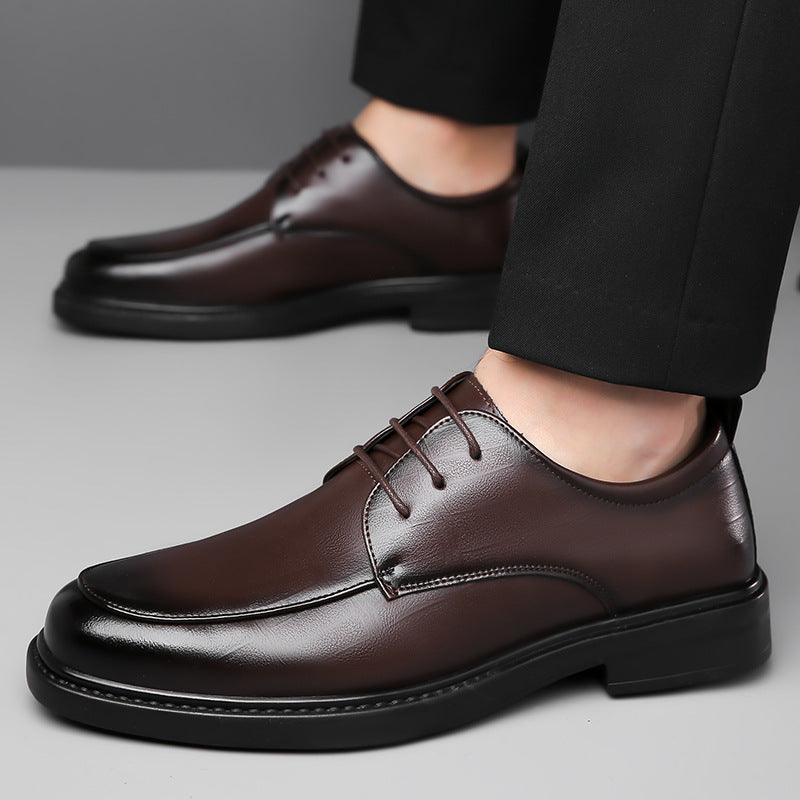 Men's Stylish Graceful Business Formal Wedding Leather Shoes