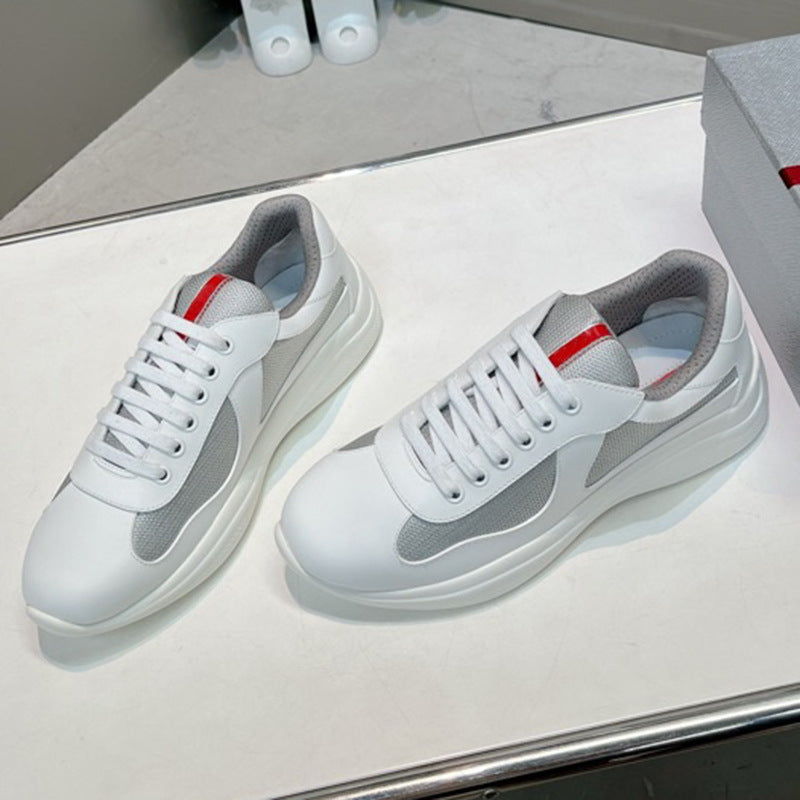 Stitching Male Female Trendy Light Luxury Mesh Sneakers