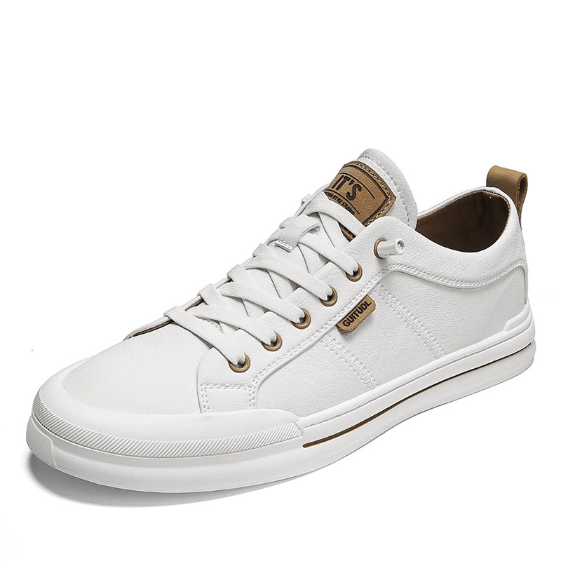 Men's Four White Youth Korean Style Fashionable Sneakers