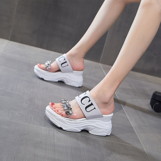 Women's Fashion French Style Summer Outdoor Height Sandals