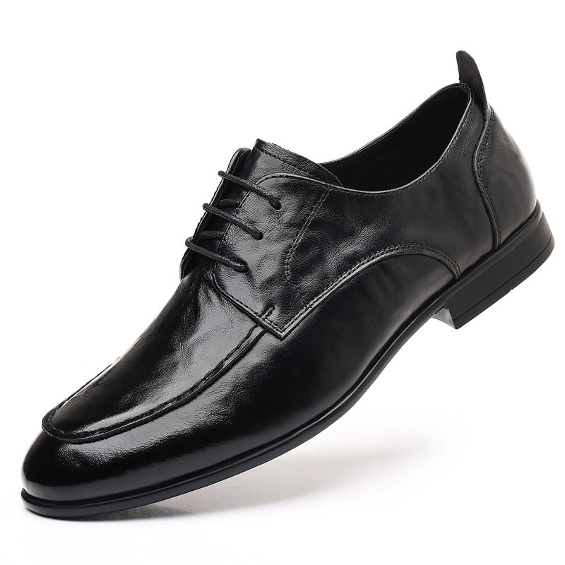 Men's Layer Cowhide Soft Bottom Surface Thin Loafers