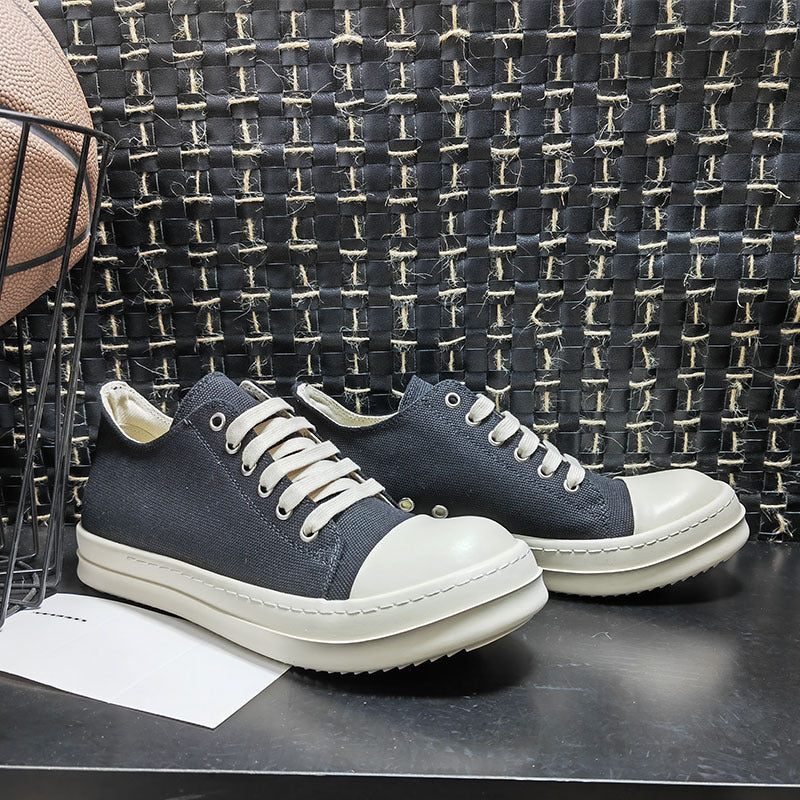 Women's & Men's Bottom Lovers Black White Board Trendy Canvas Shoes