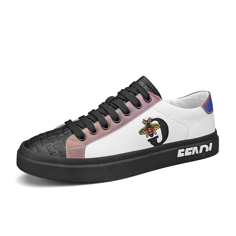 Men's Personality Tide British Board Color Matching Surface Trend Four Sneakers