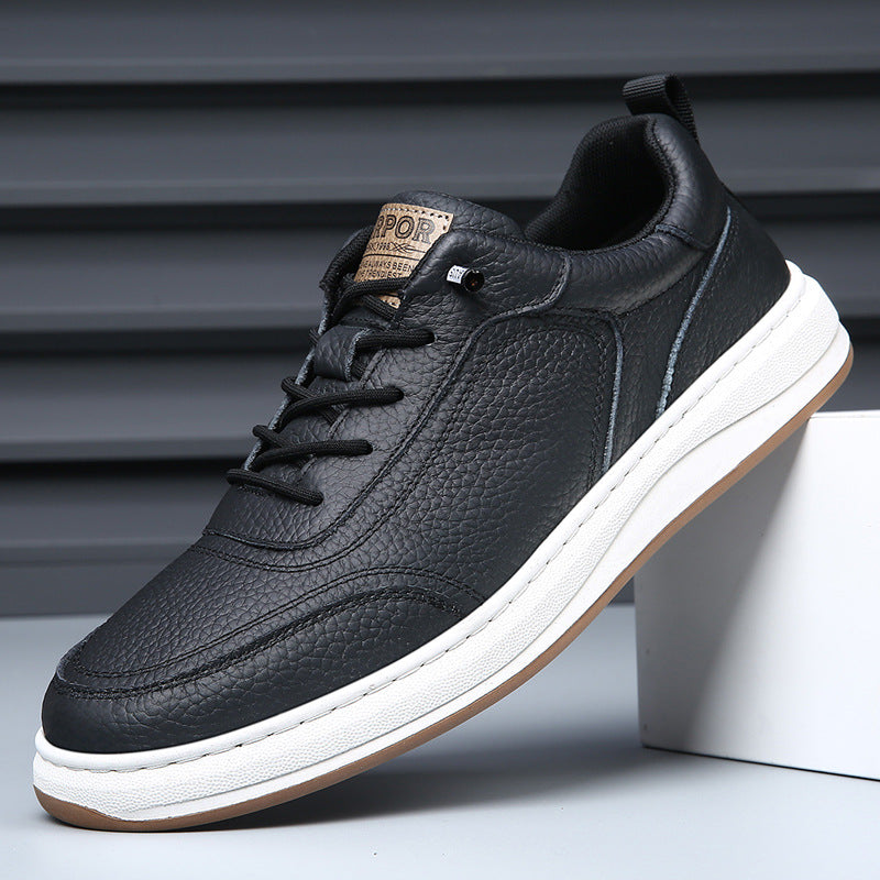 Men's First Layer Cowhide Genuine Breathable Section Men's Shoes