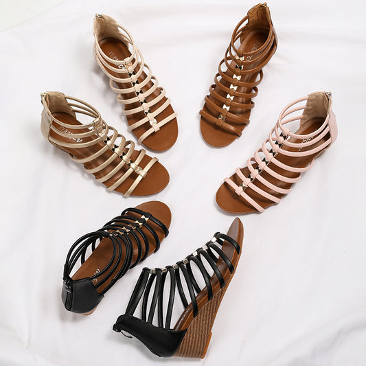 Women's Wedge With Fashion Bohemian Seaside Vacation Sandals
