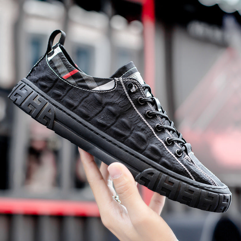 Men's Cool Summer Breathable Cloth Front Canvas Shoes