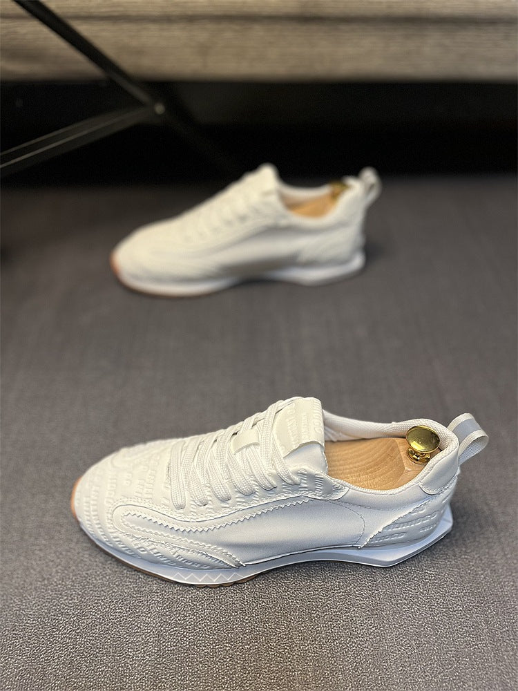Men's Tendon Bottom White Smart Guy Sports Sneakers