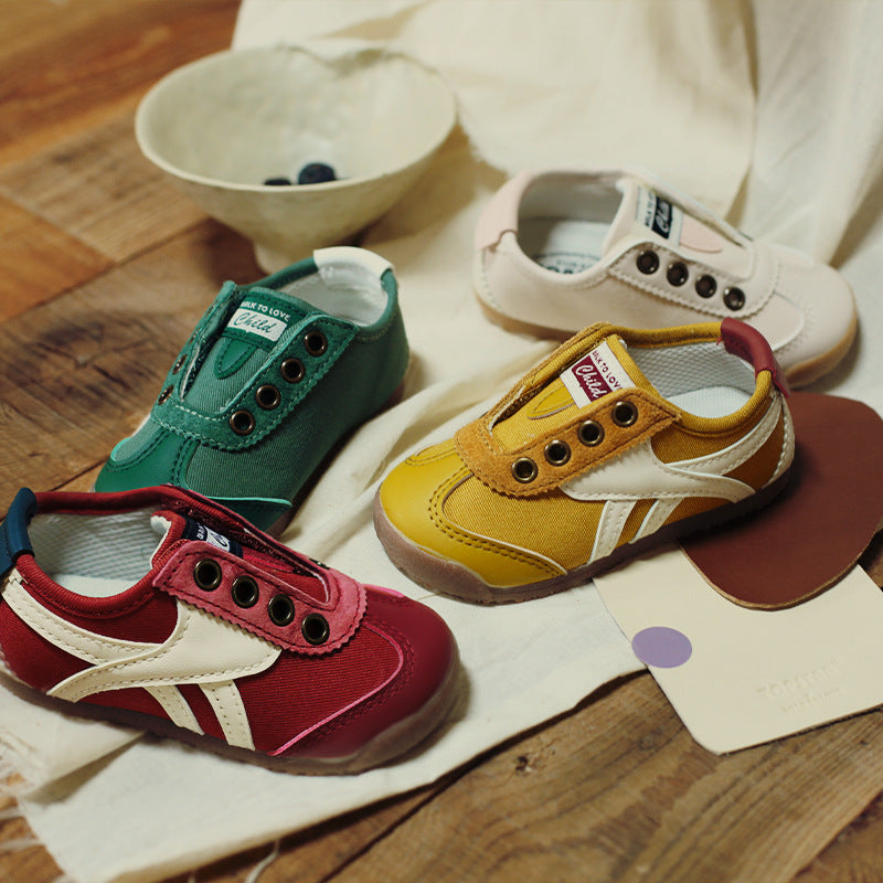 Children's Autumn Soft Bottom Korean Style Velcro Kid's Sneakers