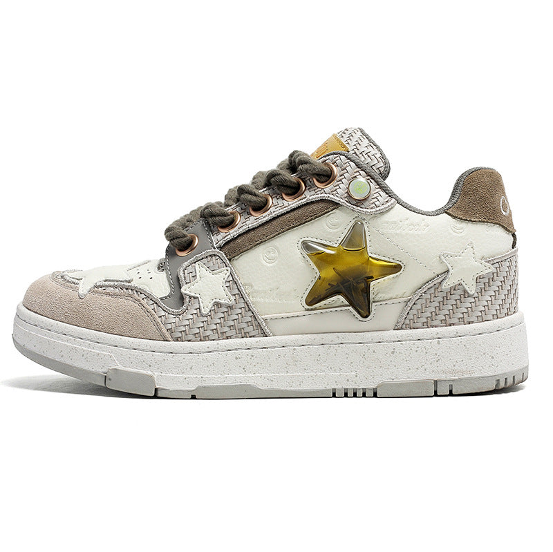 Men's Joint Couple Star National Fashion Platform Sneakers