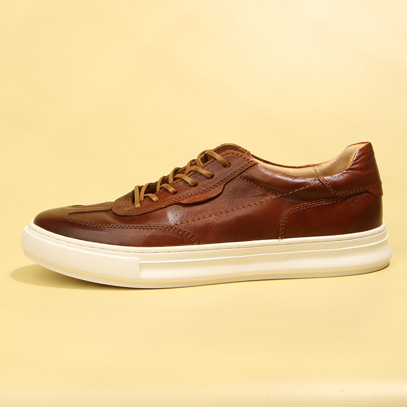 Men's Horse Washed-out Vintage Aircraft Head Fashion Sneakers