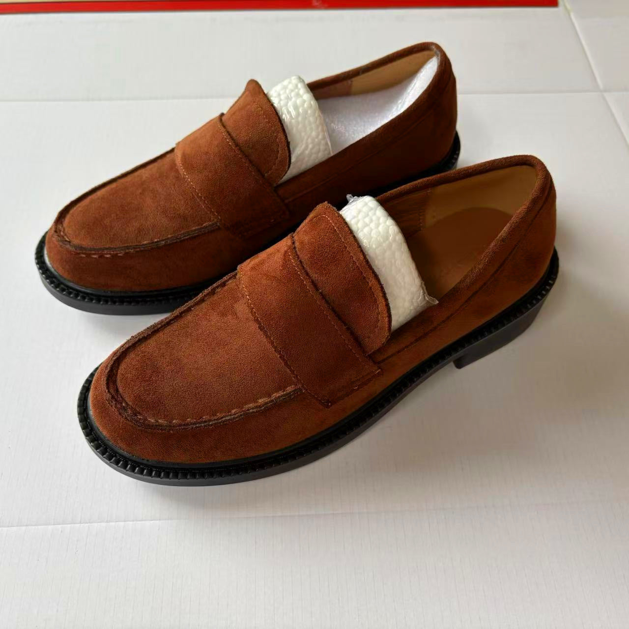 Women's Grape Mom British Style Slip-on Lazy Loafers