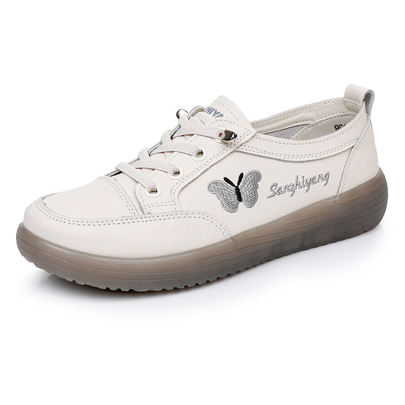 Women's Pumps Beef Tendon Soft Bottom Slip-on Walking Casual Shoes