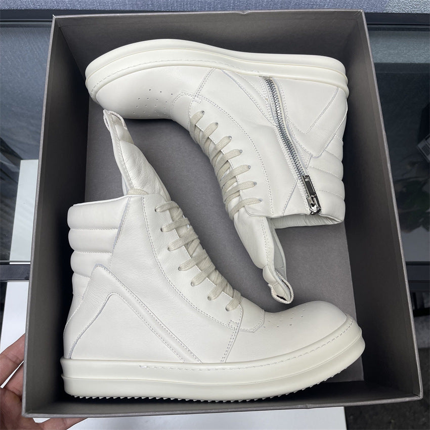 Inverted Triangle Top Layer Cowhide Increased Milk Boots