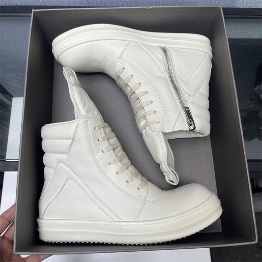 Inverted Triangle Top Layer Cowhide Increased Milk Boots