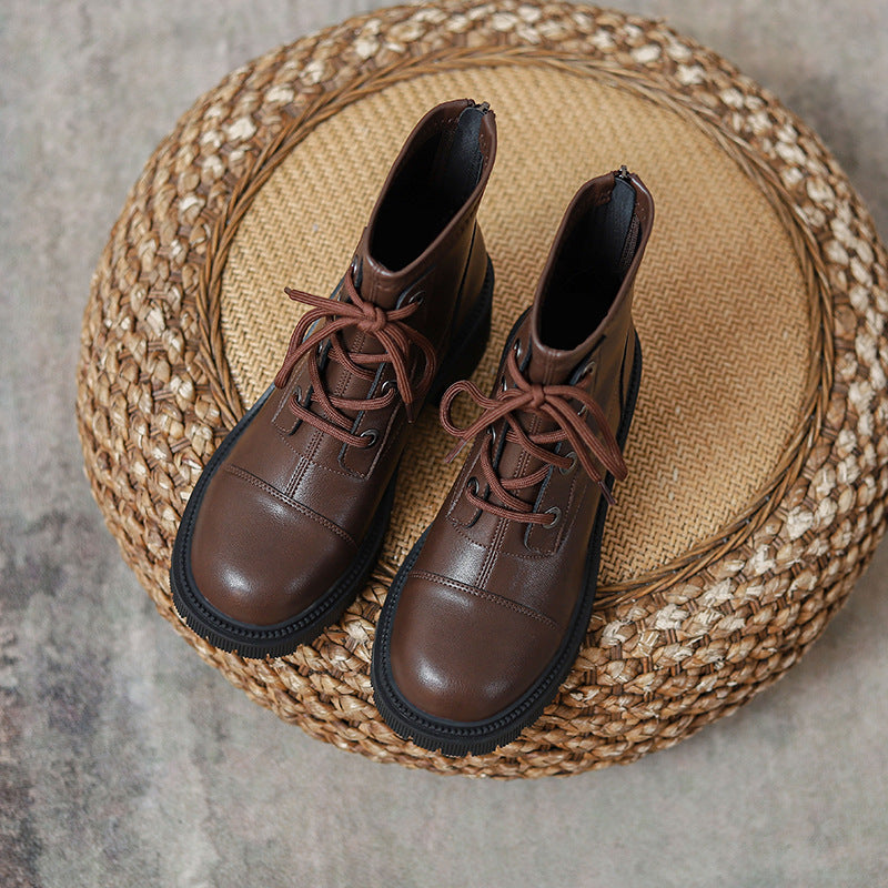 Women's Martin Thick-soled British Style Short Boots