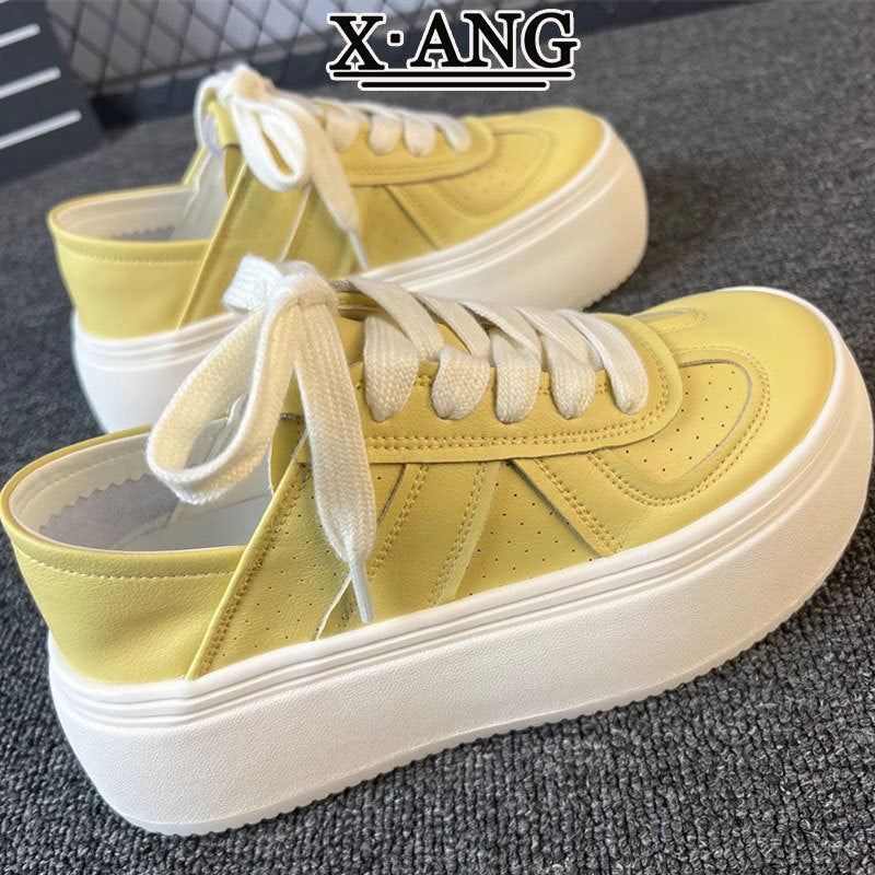 Women's Thick Bottom Heightened Easy Wear Two-way Sneakers