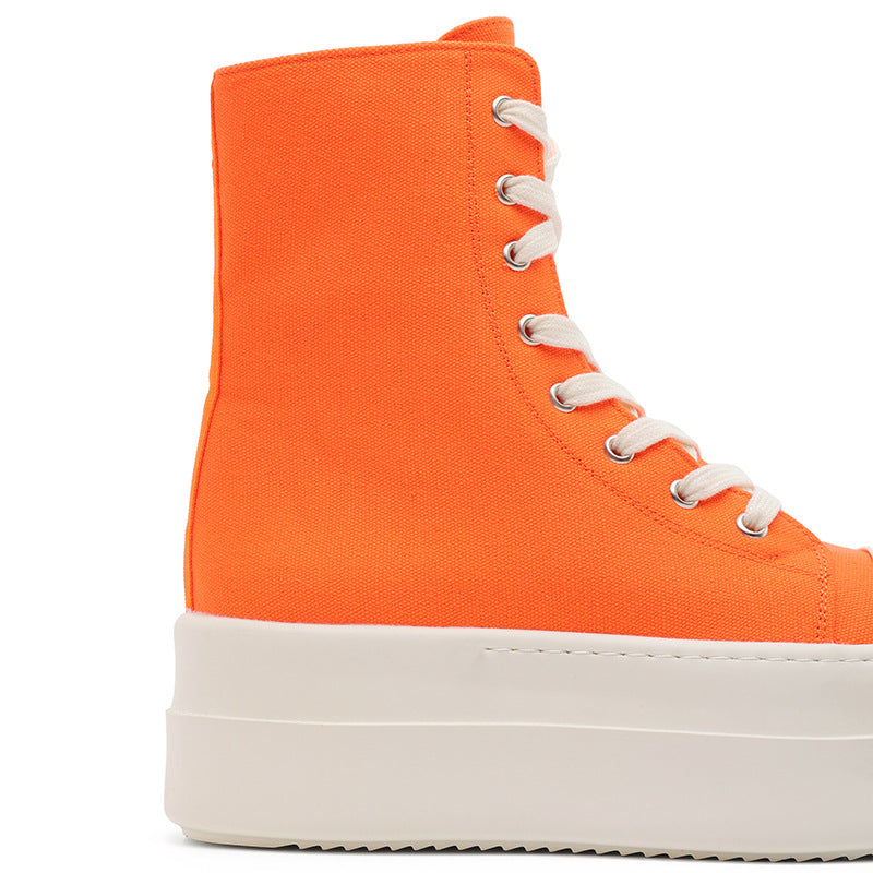 Women's & Men's American High-grade Side Zipper Increased Lovers Sneakers