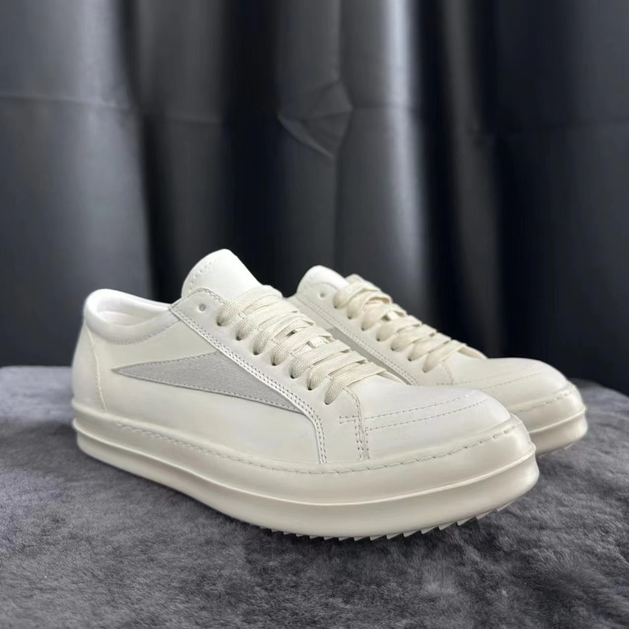 Small Briefs Genuine Thick Bottom Yuan Black Sneakers