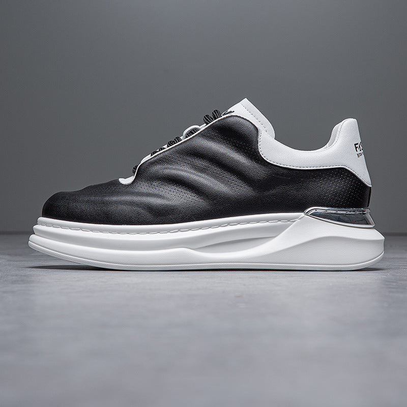 Men's Oversized Spring Platform Fashion White Korean Casual Shoes